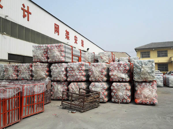 项城网架成品待发